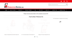 Desktop Screenshot of combustioncontrol.co.nz
