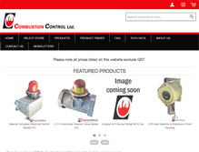 Tablet Screenshot of combustioncontrol.co.nz